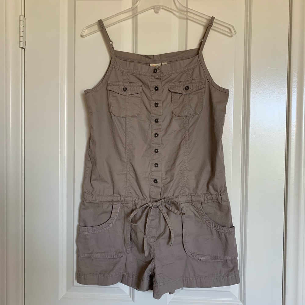 Cute cargo/utility style romper